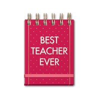 best teacher ever spiral note pad