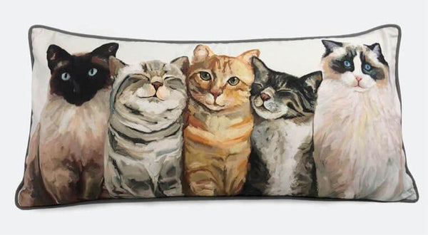 Cat Bunch Pillow
