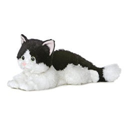 Oreo The Black and White Plush Cat 12 Inch Flopsie