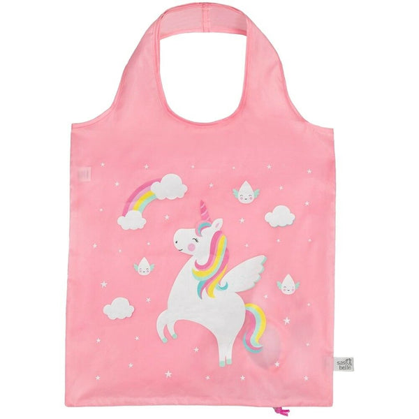 Rainbow Unicorn Raindrop Foldable shopping Bag