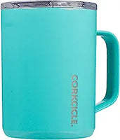 Corkcicle Coffee Mug Turquoise 16oz