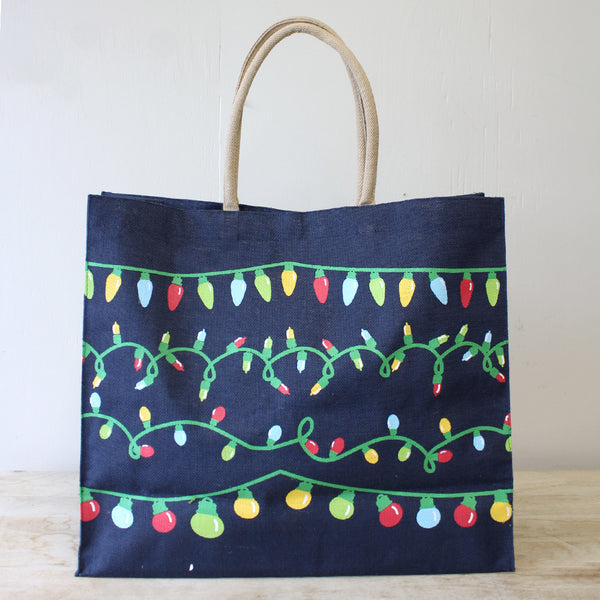 Light It Up Carryall Tote Navy Brights