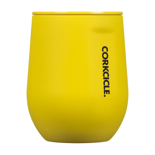 Neon Yellow Stemless Cup 12oz