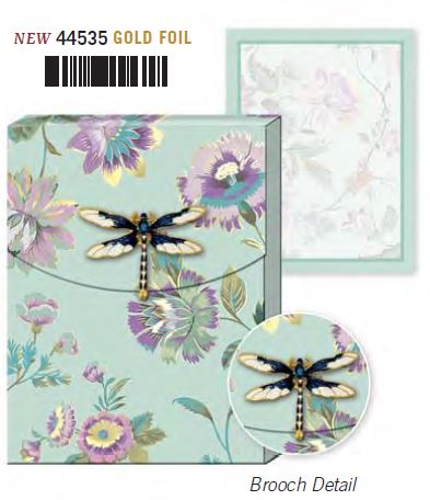 Dragonfly Brooch Note pad