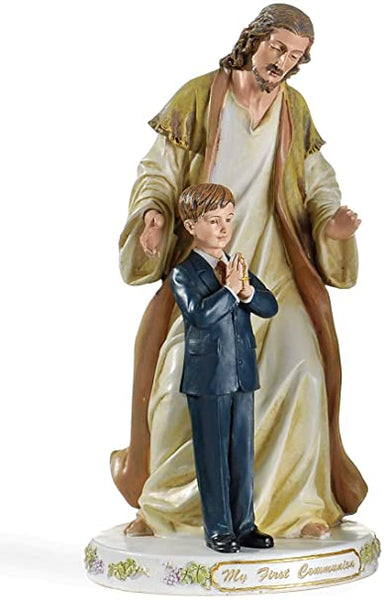 Praying Boy First Communion Figurine