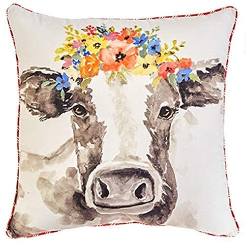 Home Sweet Home Cow Pillow