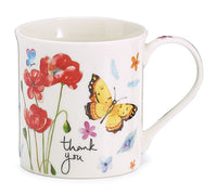 Thank you Butterfly mug w/Gift Caddy