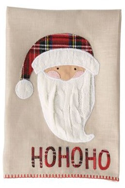 Santa Cable Knit Towel