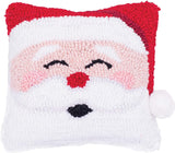 Happy Santa Hooked Pillow