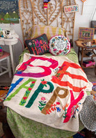Tapestry Blanket Be Happy