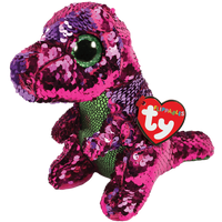 Stompy Reversible Sequin Pink/purple Sequin Dinosaur