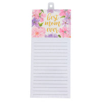 Best Mom Ever Floral Magnetic Notepad