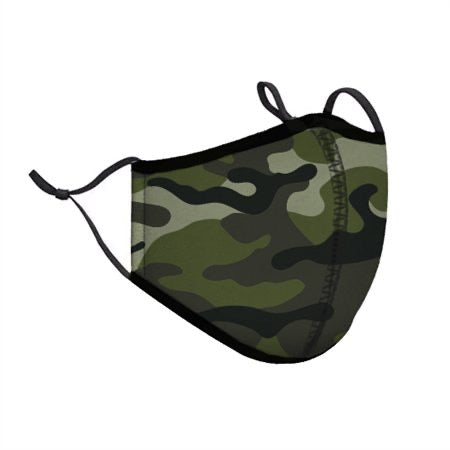 One Size Green Camo Mask