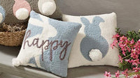 Blue Bunny Small Hook Pillow