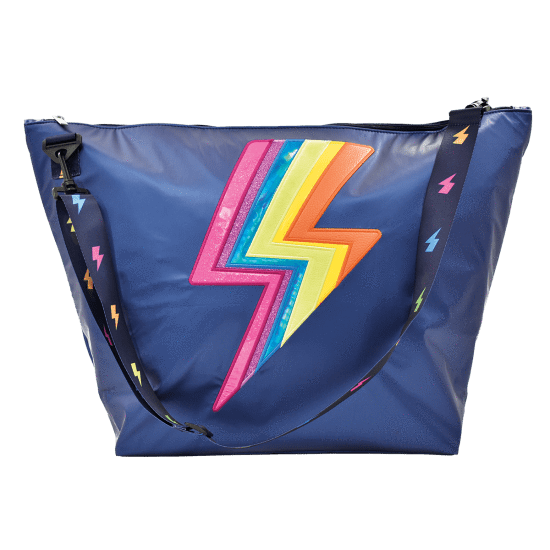 Rainbow Lightning Weekender Bag