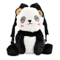 Panda Furry Backpack