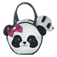 PRETTY PANDA FANCY PAL PET CARRIER 8" PLUSH