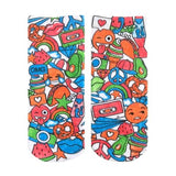 CRAYOLA COLOR-IN STICKERS ANKLE SOCKS