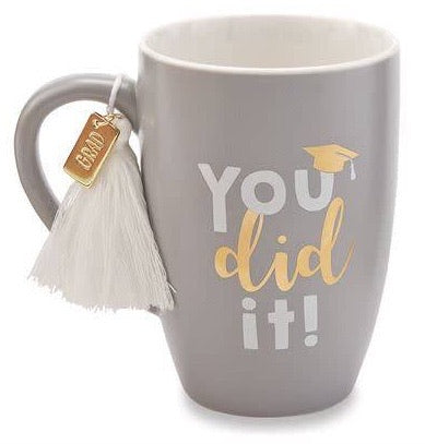 Gray Graduation Tassel Mug
