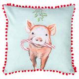 Holiday - Festive Pig Pillow
