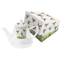 Meadow Buzz Glass Teapot