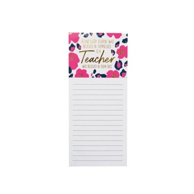 Magnetic notepad - Behind every student...