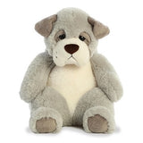 Slouching Plump Gray Dog Stuffed Animal Sluuumpy Plush