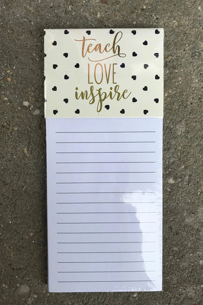 Magnetic Notepad - Teach Love Inspire